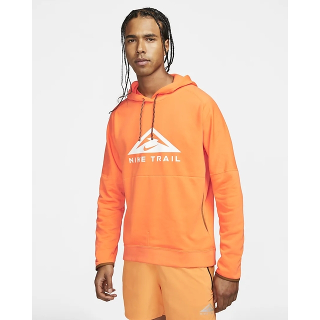 BLUS O NIKE DRI FIT TRAIL HOODIE MAGIC HOUR MASCULINO LARANJA DV9324