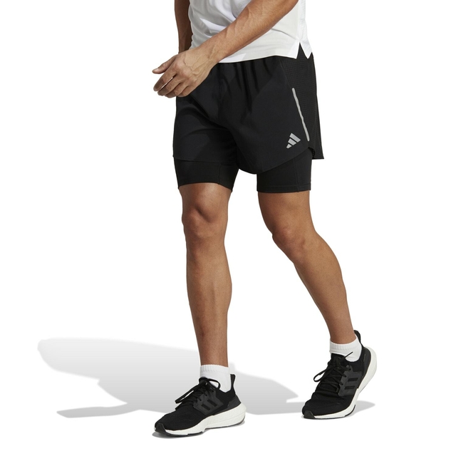 SHORTS ADIDAS DESIGN 4 RUNNING 2 IN 1 MASCULINO , HN8023