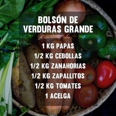 Bolsón de Verduras Grande - comprar online