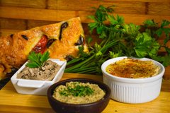 Pate, Hummus y Babaganoush