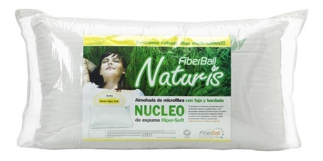 Almohada naturis 70 x 45 núcleo hipersoft fiberball hotsell