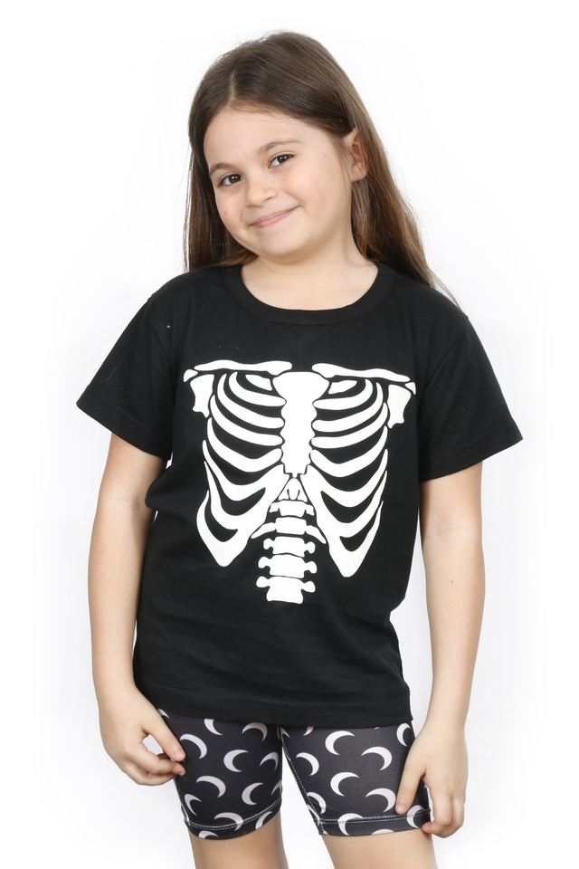 Remera esqueleto niño hotsell