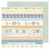 American Crafts - Coleção Hello Little Boy - Papel para Scrapbook - Little Bear 34030006