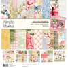 Simple Stories - Coleção Simple Vintage Spring Garden - Kit 12 Papéis para Scrapbook + Adesivos