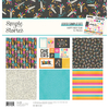 Simple Stories - Coleção Happy New Year - Kit 6 Papéis para Scrapbook + Adesivos