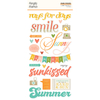 Simple Stories - Coleção Summer Snapshots - Adesivos foam