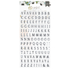 American Crafts - Coleção A Perfect Match - Mini alfabetos puffy