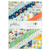 Pebbles - Coleção Cool Boy - Bloco de Papéis para Scrapbook tamanho 15x20 cm (6x8 polegadas)