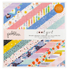 Pebbles - Coleção Cool Girl - Bloco de Papéis para Scrapbook tamanho 30x30 cm (12x12 polegadas)