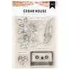 American Crafts - Coleção Cedar House - Carimbos