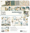 Simple Stories - Coleção Remember - Kit 12 Papéis para Scrapbook + Enfeites