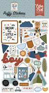 Echo Park - Coleção Dream Big Little Boy - Adesivos puffy