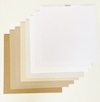 Bazzill Cardstock - Kit 8 Cardstocks para Scrapbook - Brancos e Krafts