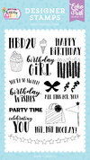 Echo Park Paper - Coleção Make A Wish Birthday Girl - Carimbos All This For You