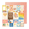 Jen Hadfield Design - Coleção Flower Child - Papel para Scrapbook - My Jam 34014122