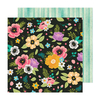 American Crafts - Coleção April and Ivy - Papel para Scrapbook - Blooming Brights 34025566
