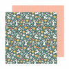 Pebbles - Coleção Sunny Bloom - Papel para Scrapbook - Bunnies 34030107