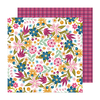 Pink Paislee - Coleção Joyful Notes - Papel para Scrapbook - Hello Friend 34030793