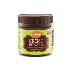 CREME DE AVELÃ COM PEDAÇOS DE AVELÃ ZERO 150G - FLORMEL