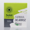 FARINHA DE ARROZ BRANCA ORGÂNICO CAIXA 500G - SOLST