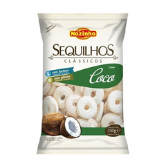 SEQUILHOS SABOR COCO 350G - NAZINHA