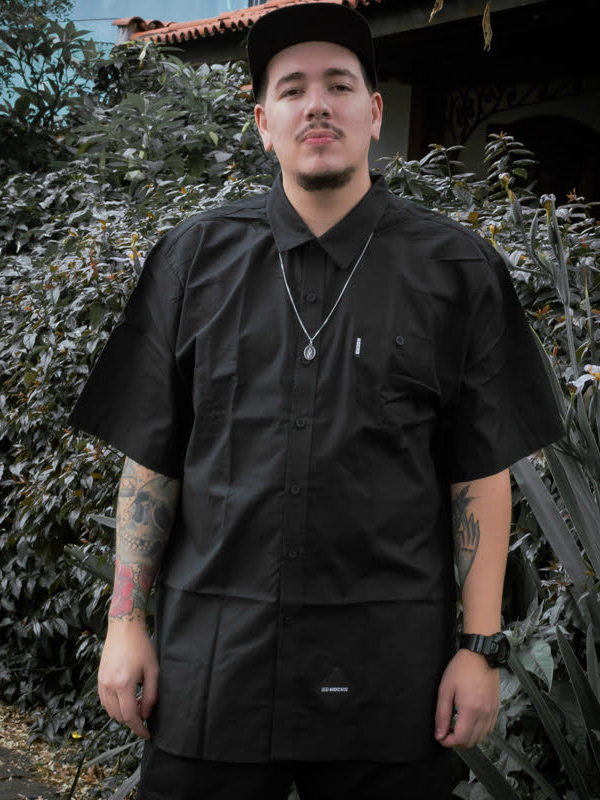 Camisa Plus Size Hocks Noturno Preta