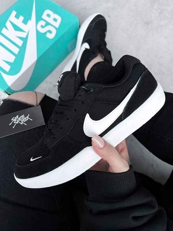 Tênis Nike Sb Force 58 Preto Branco