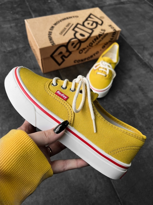 T nis Redley Colors Wrb 08 Mostarda Off White Ska Skate Rock