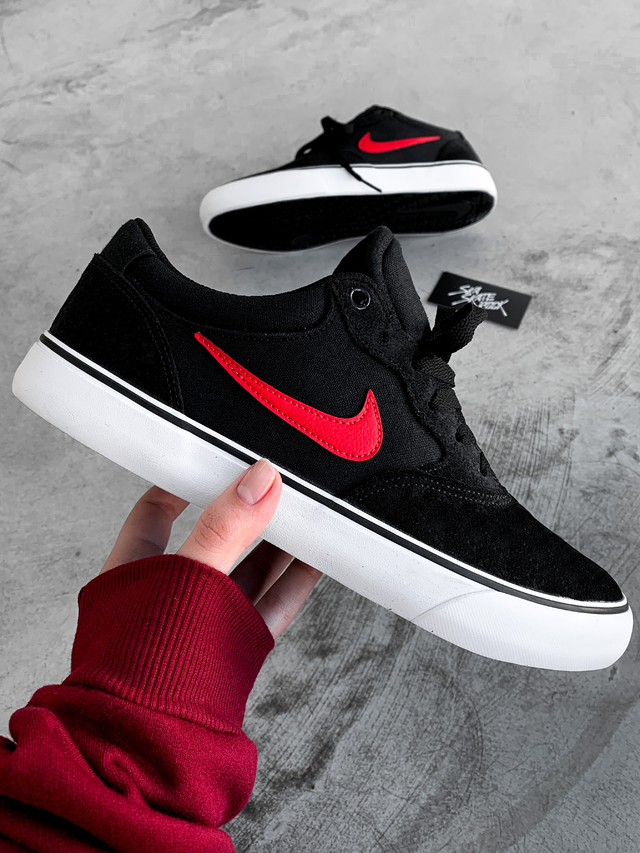 Tênis Nike Sb Chron 2 Preto Vermelho