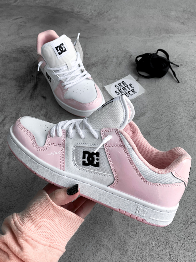 Tênis Dc Manteca 4 Branco Rosa