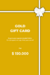 Gold Gift Card