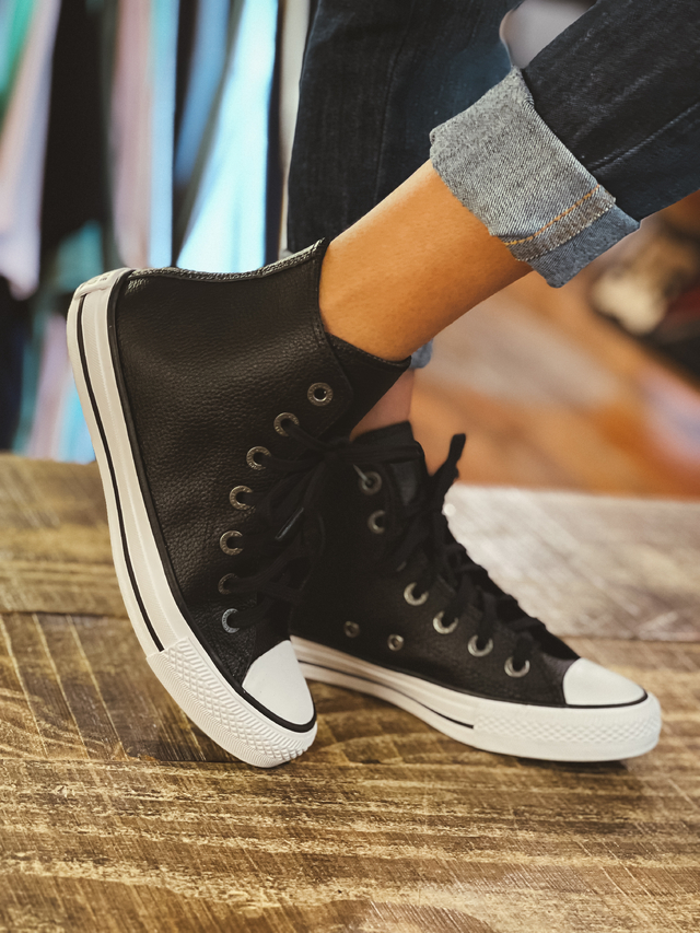 Converse chuck taylor de cuero best sale