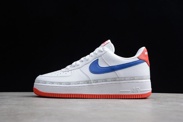 Nike air force 1 azul y rojo sales