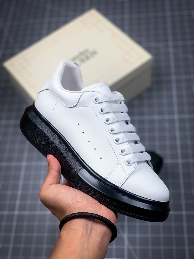 ALEXANDER MCQUEEN SOLE SNEAKERS WHITE/WHITE/BLACK