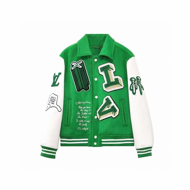 Louis Vuitton Varsity Jacket 'green' - Buy in DAIKAN