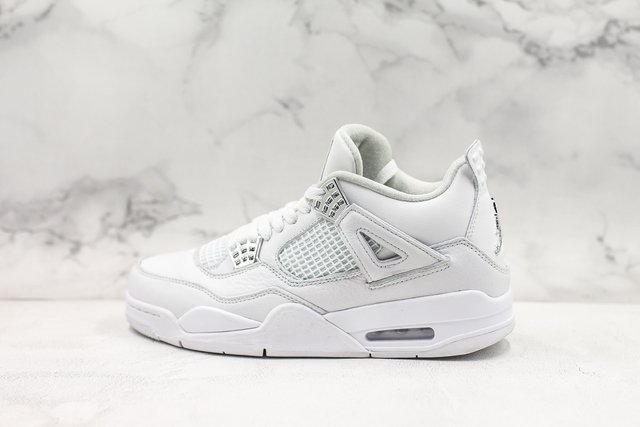 Nike jordan retro 4 white on sale