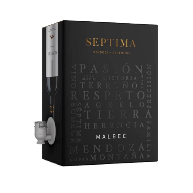 SEPTIMA MALBEC BAG IN BOX 3LT CERVEZA STORE