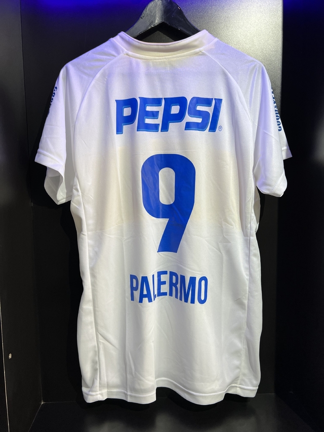 CAMISETA BOCA JUNIORS PEPSI BLANCA 9 PALERMO
