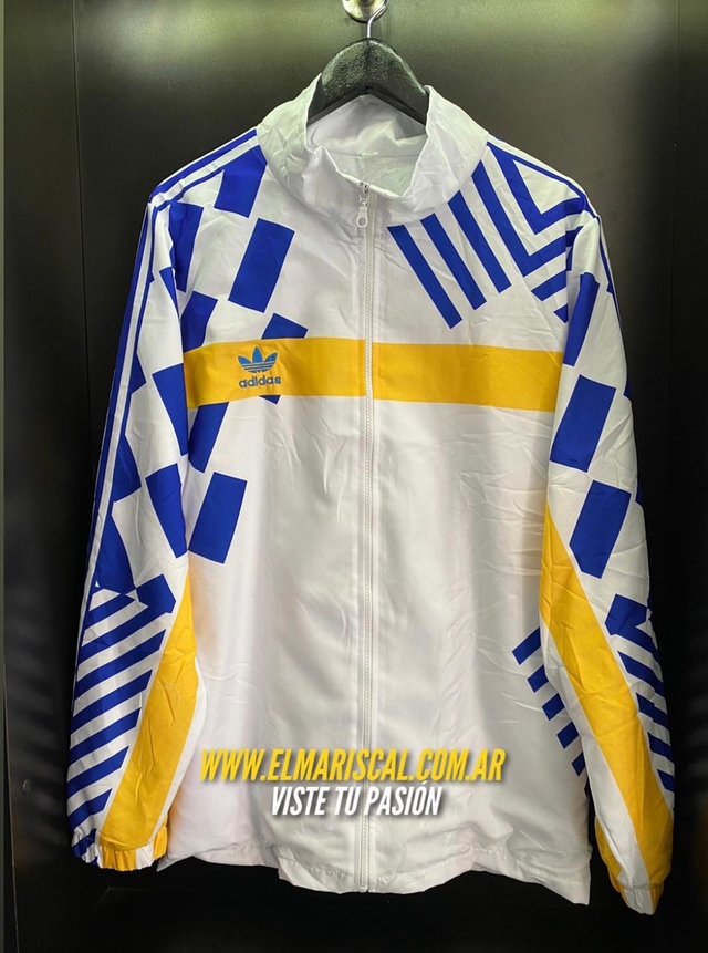CAMPERA BOCA JRS BLANCA 1992 93 EL MARISCAL
