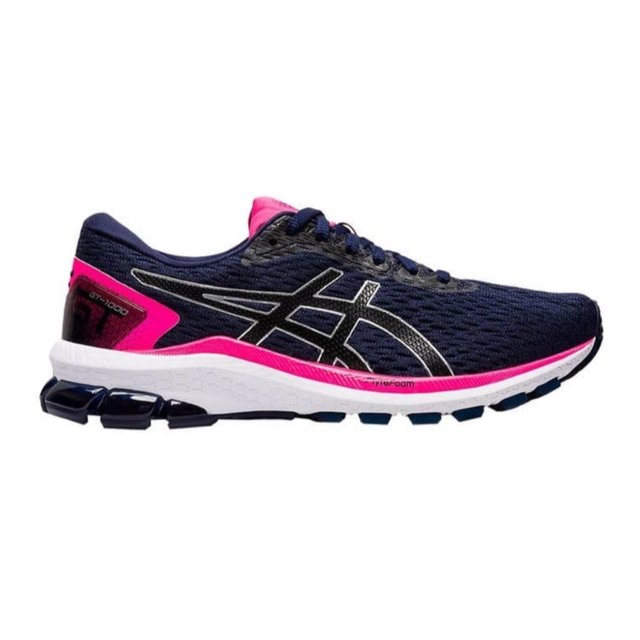 Tênis Asics Gel-GT 1000 9 Azul Marinho/Rosa Feminino