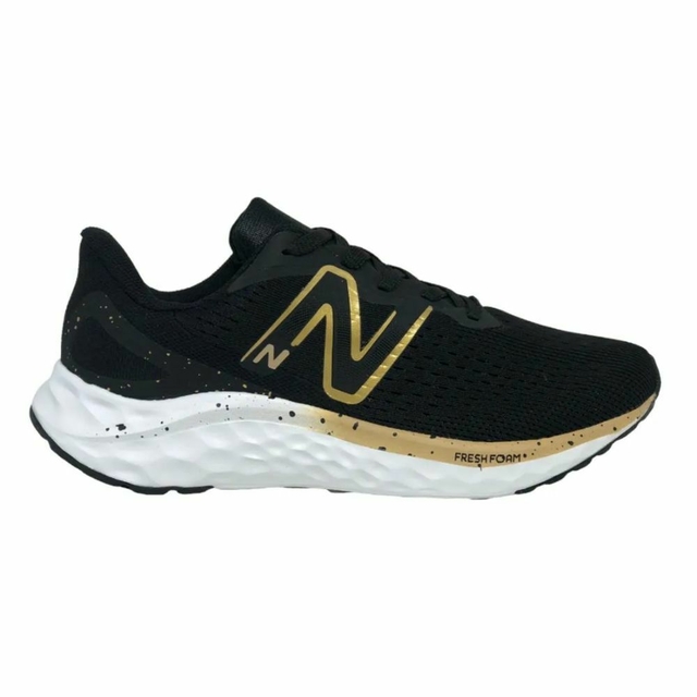 T nis New Balance Fresh Foam Arishi V4 Preto Dourado Feminino