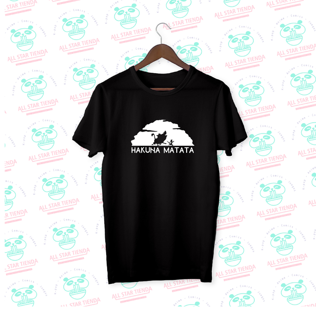 Remera de algodon Hakuna Matata All Star Tienda