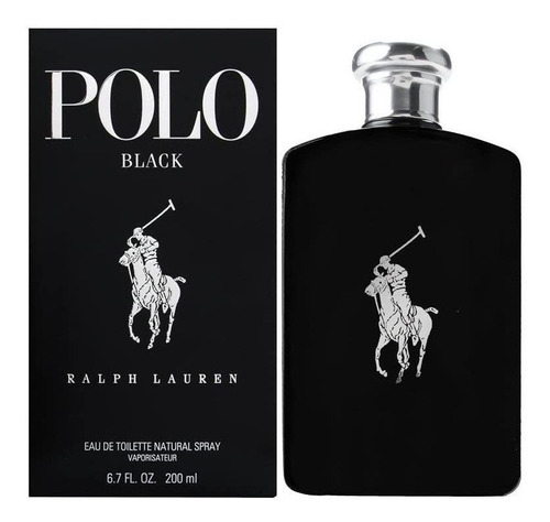 Polo Black Ralph Lauren Eau de Toilette Perfume Masculino 200ml