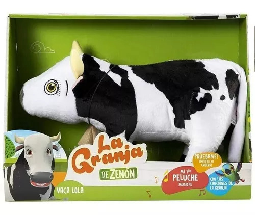 Peluche vaca Lola granja de Zenón art.8002cp Arbrex