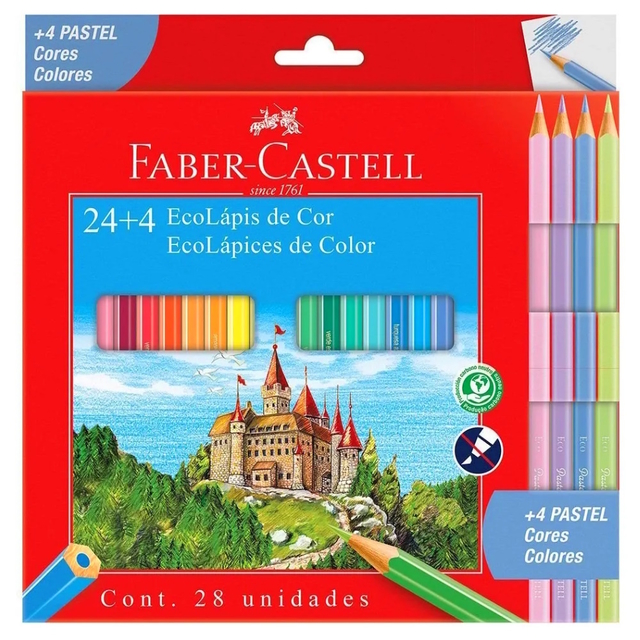 Colores Faber-Castell Eco X 16 Unidades