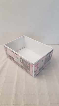 Caja sin tapa chica mapache rosa - comprar online