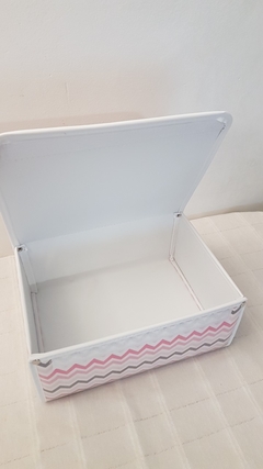 Caja con tapa chica zig zag - comprar online