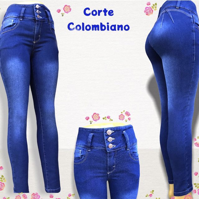 Jeans Elastizado Corte Colombiano.