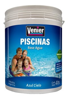 Pintura Para Piletas Acuosa Venier Azul X 4 Lts - comprar online