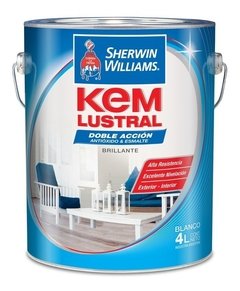 Kem Lustral Esmalte Sintético Blanco X 1 Lt